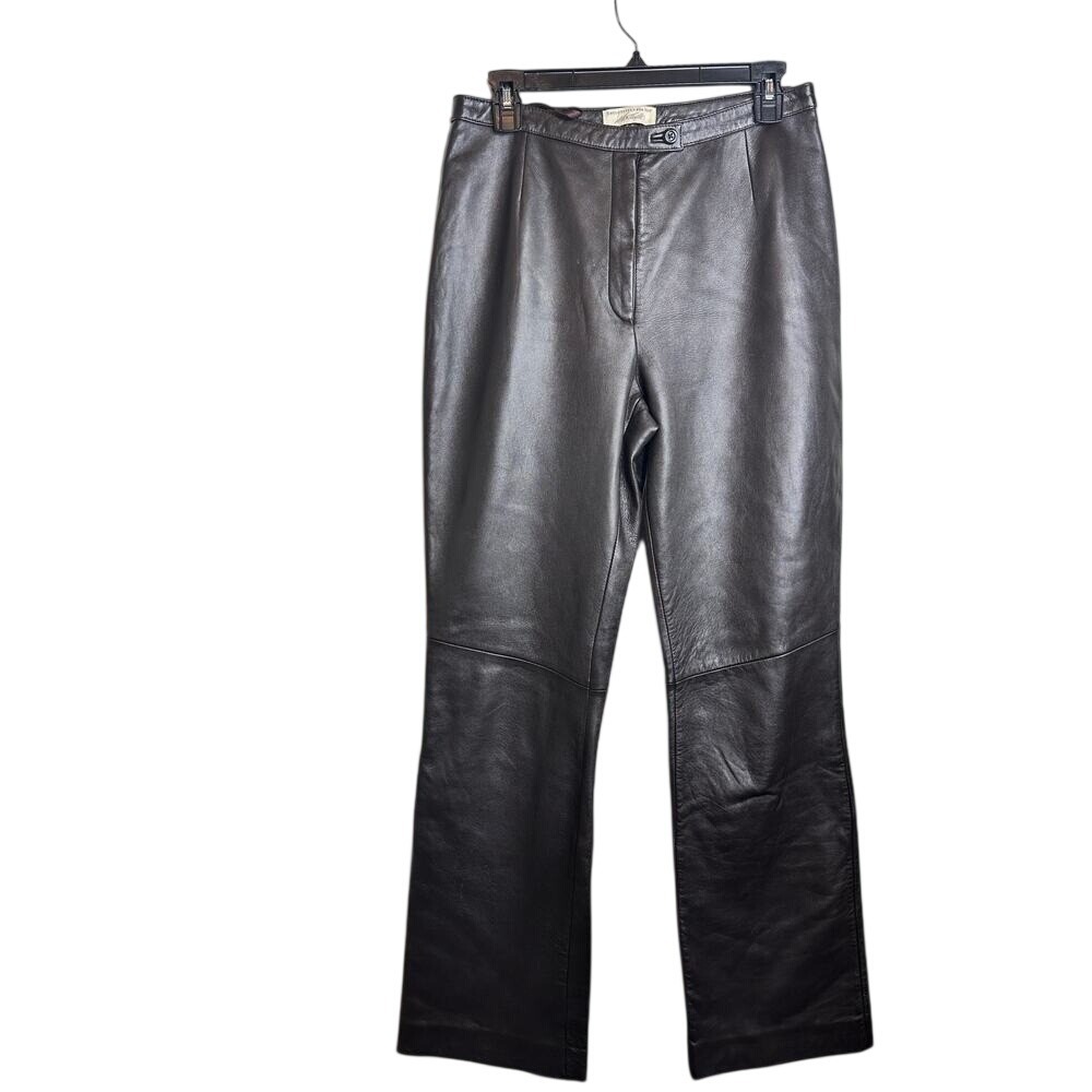 Lord‎ and Taylor Leather Brown Pants